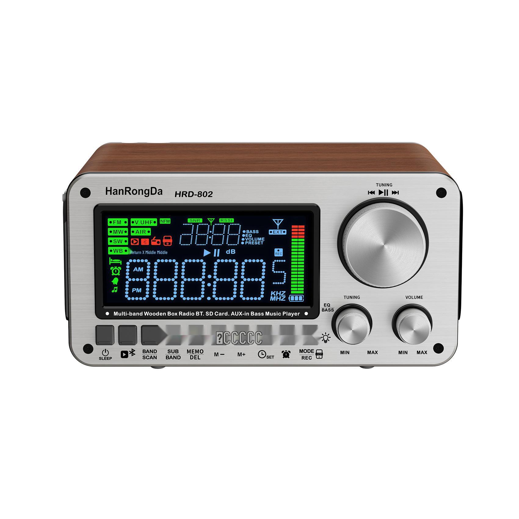 

802SAPP Dual-Band Wooden Remote Control Speaker & Radio Repeater Chinese Version