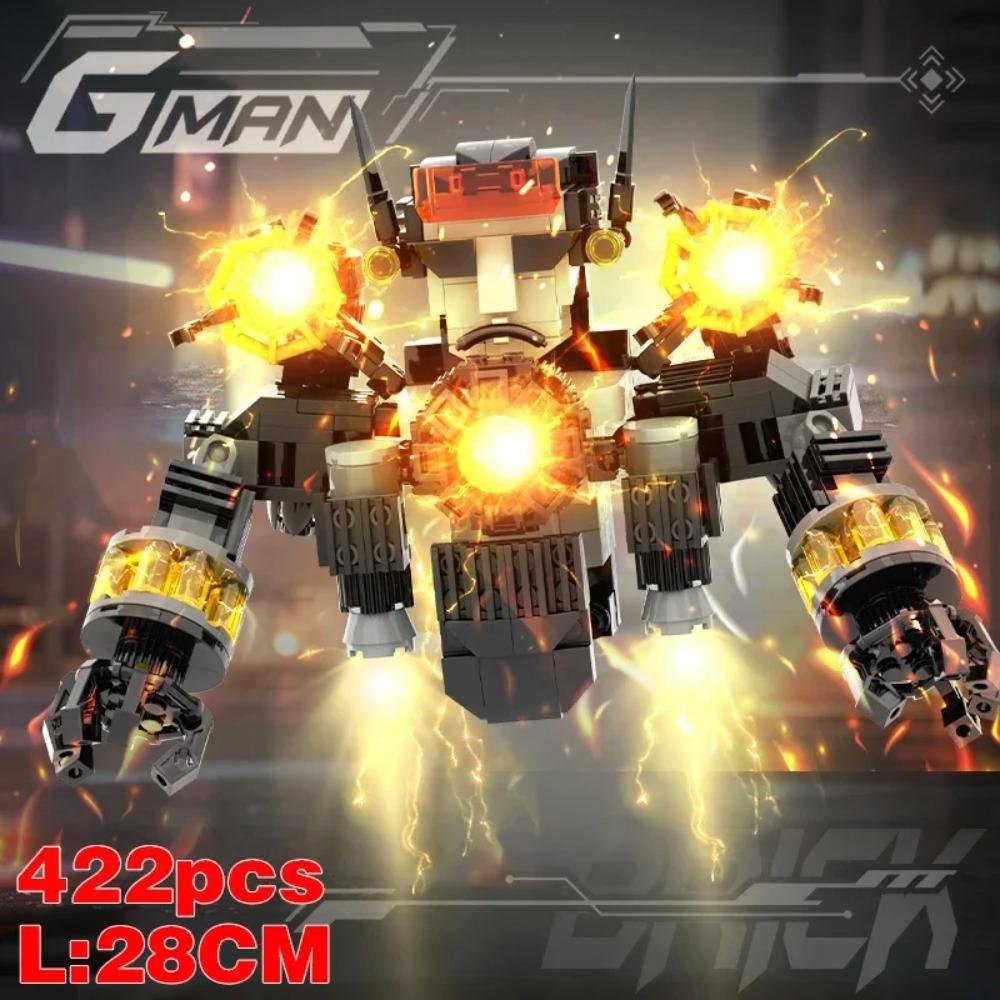 MOC Skibidi Toilet Building Blocks Set Titan Speakerman Cameraman Tvman Bricks DIY Model Toys For Kid New Year Birthday Gifts