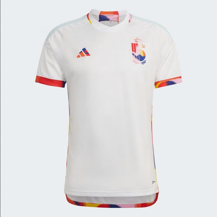 Y5145 ADIDAS BELGIEN 2022-2023 Weltmeisterschaft HERREN TRAININGSSHIRT S