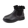 Girl Boots for Kids   Princess Knitted Short Boots Little Girls Casual Shoes Autumn Winter Warm Children's Leather Boots