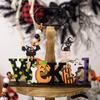 Eerie Wood Crafted Ornament Stylish Wood Halloween Letter Ornament Decoration for Enthusiastic Decorators