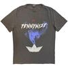 It Unisex Adult Pennywise Paper Boat Stonewashed T-Shirt