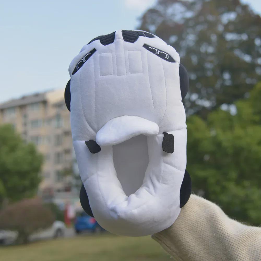 Porsche Racing Plüsch-Auto-Hausschuhe – Rennsimulationsspielzeug