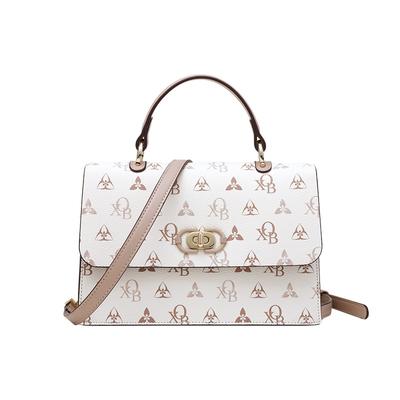 Handheld Box Bag for Women 2023 New Trendy Crossbody Small Bag Printed Oblique High End Small Design Shoulder Bag