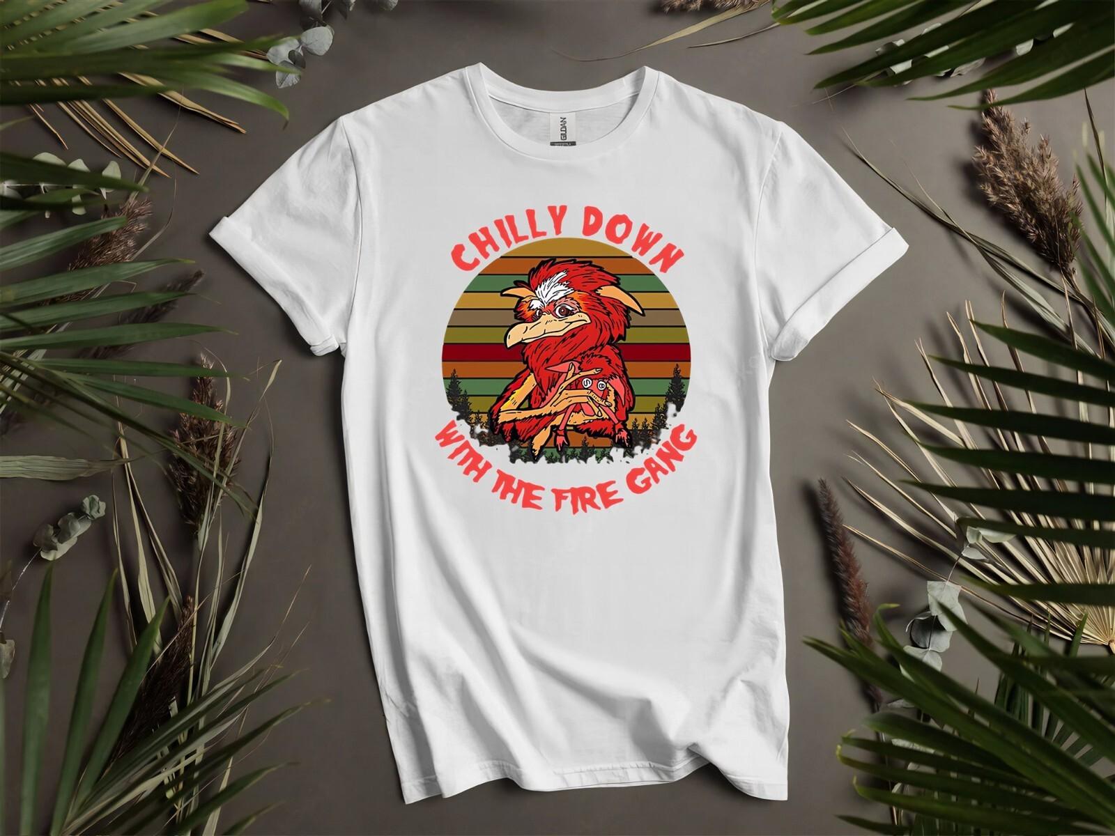 Chilly Down With The Fire Gang Fireys Muppet Hoodie Tshirt Men Women Unisex AD85 XL