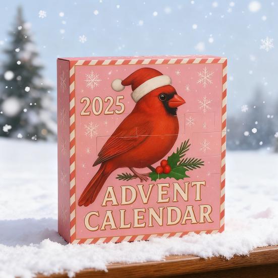 Bufniță Rață Câine Pasăre Calendar Advent 2025 24 de Zile Pandantive Acrilice Bufniță Calendar Numărătoare Inversă Crăciun