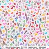 Colorful Acrylic Square Beads: English & Russian Letters for Handmade DIY Bracelets & Jewelry Accessories