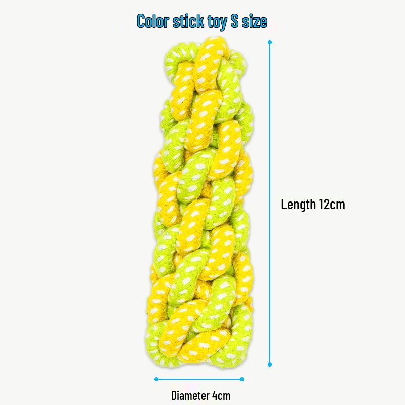 Durable Interactive Dog Chew Toy - Teeth Cleaning Rope for Boredom Relief