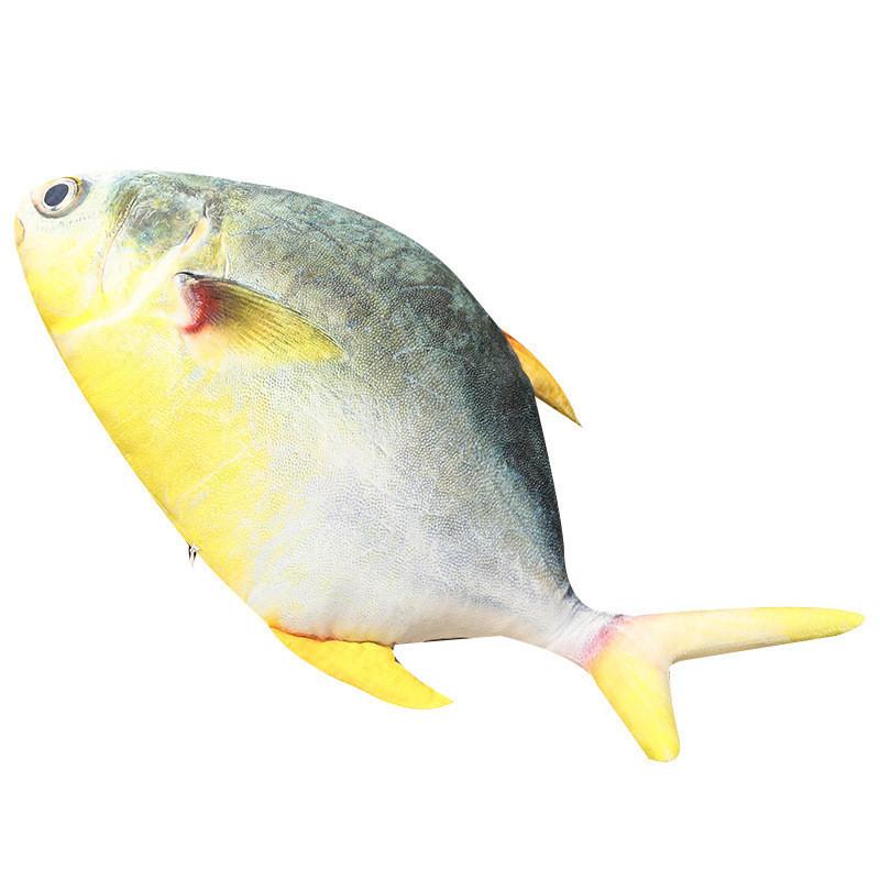 Lustiger Plüsch-Thunfisch Plüschtier Cartoon Arbeit Nickerchen Kissen Puppe 40cm