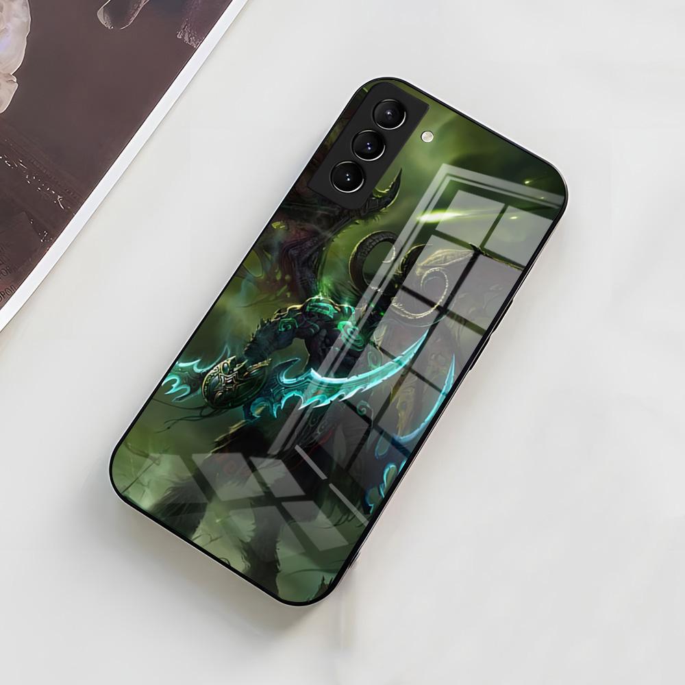 World Of Warcraft Illidan Phone Case For Samsung A56 A36 A26 A16 A15 A25 A35 A55 A14 A34 A24 A54 Glass Case