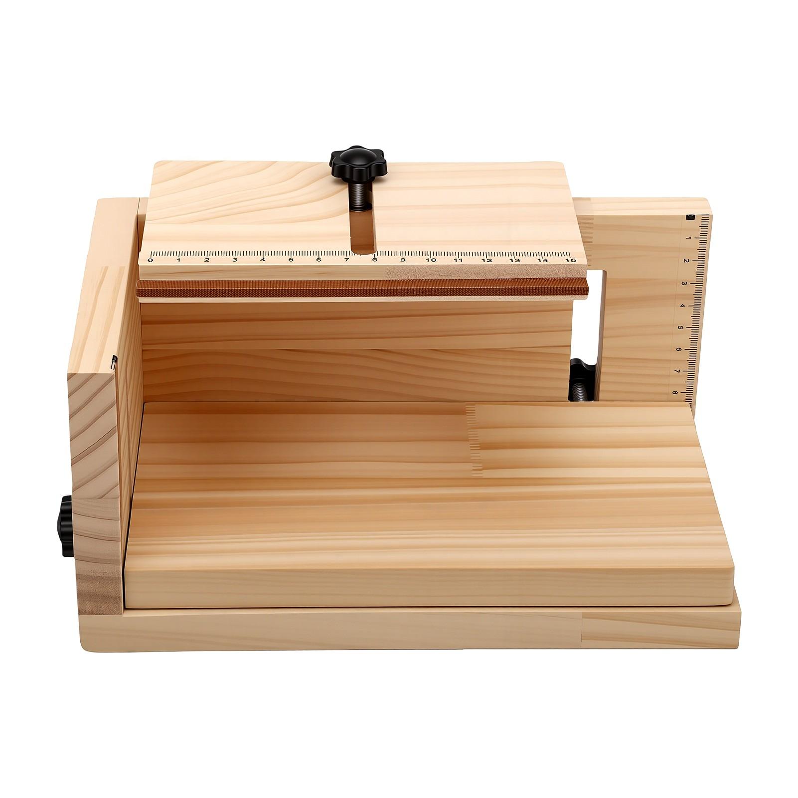 Support Manuel pour Positionnement d'Étiquettes Haute Efficacité Support d'Étiquettes en Bois Massif Aide au Travail pour Table de Bureau brown