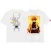 Anime Zenitsu Graphic T-shirt Demon Slayer Manga Print T Shirt For Men Women Clothing High Quality Cotton Short Sleeves Tees Top