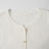 Northern Deer Summer Knit Cardigan, 59% Cotton, 33.3% Triacetate, 7.7% Linen - Cool & Breathable, Style 261158