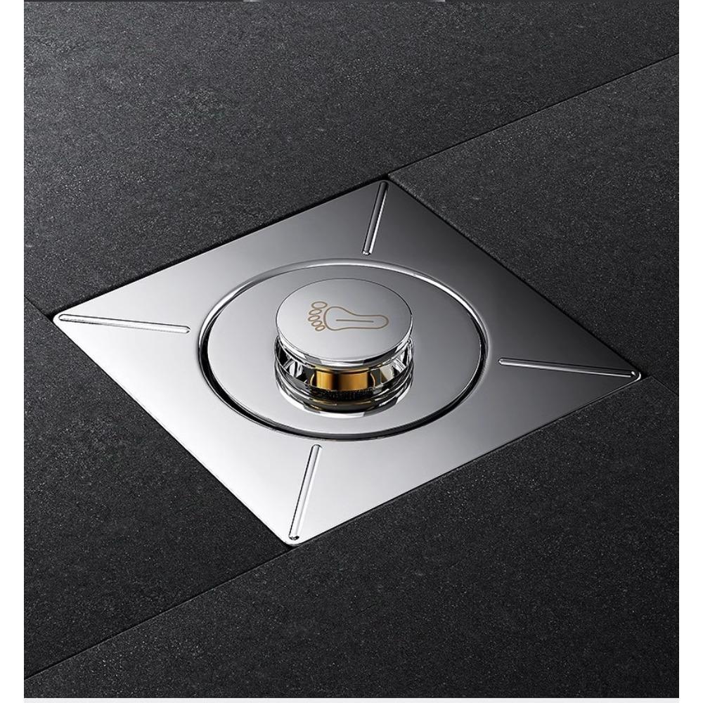 1PC bathroom floor drain bouncing core sealing cover sewer artifact universal press foot type
