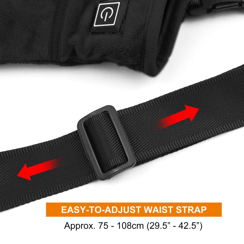 Scaldamani riscaldato elettrico Manicotto per guanti termici per basse temperature Marsupio per caccia, sci, campeggio