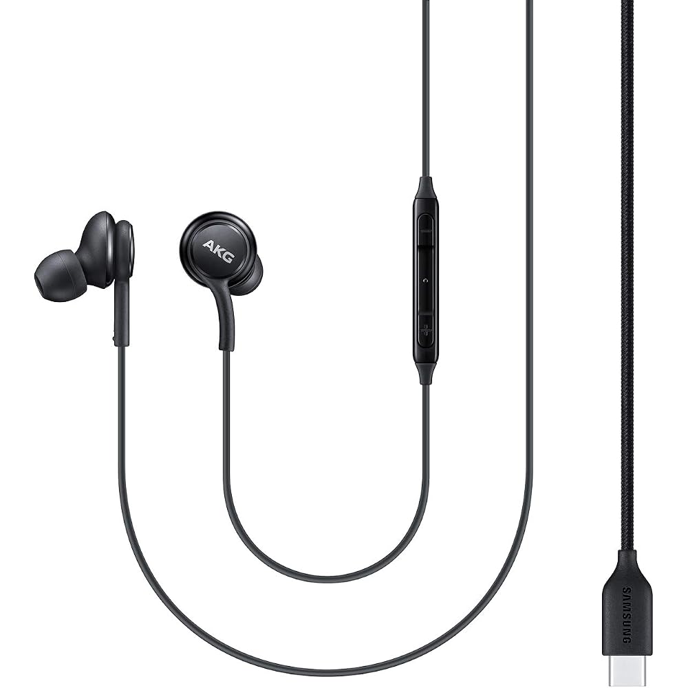 Samsung Galaxy Type-C Earphones by AKG Wired USB-C Headphones Black