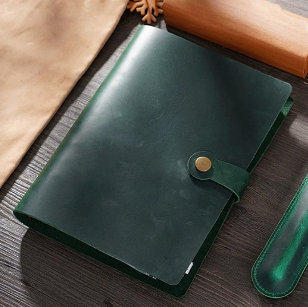 Vintage A5 Notebooks & Journal, Soft Leather Notepad Cover With Insert Paper, Handmade Sketchbook Diary School Office Stationery