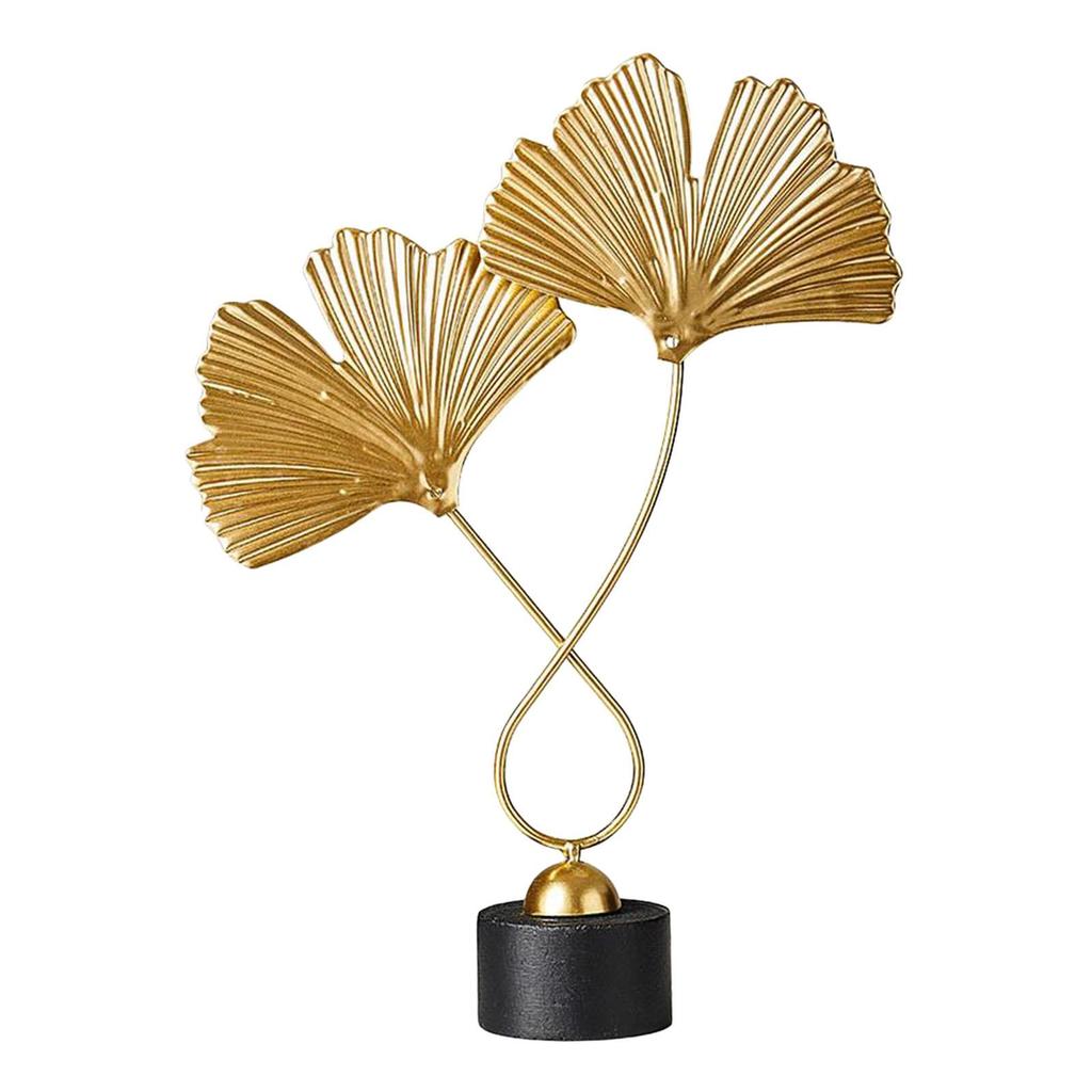 Sculpture with Wooden Base, Handcrafted Art Statue for Living Room Hallway Bedroom Desktop Decor,
