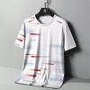 Simple Fashion Striped Graphic T Shirts  Summer Casual Short Sleeve 3D Printed O Neck T-shirts Loose Breathable Fitness Tees