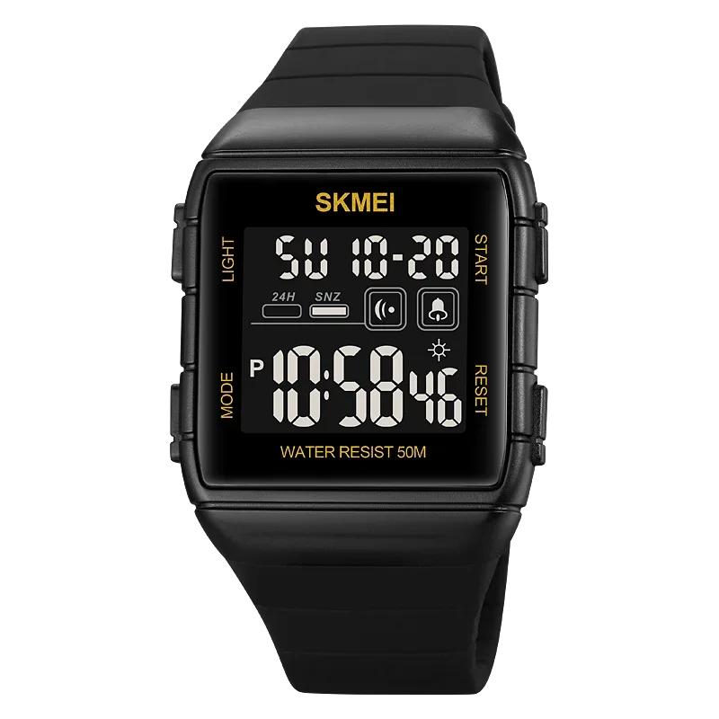 SKMEI 1960 Sports Digital Watch for Men Countdown Electronic Mens Wristwatches Waterproof Military Clock Reloj Masculino 1858