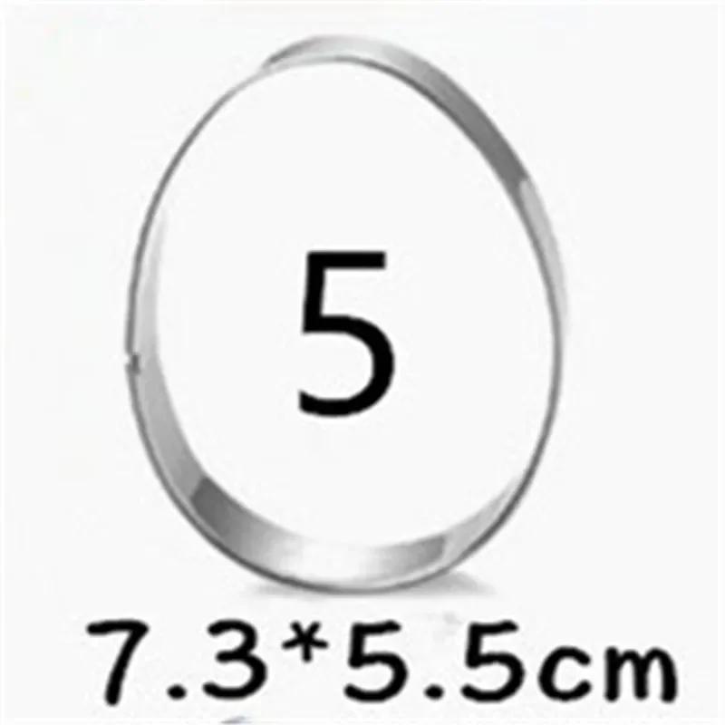 New Easter Cookie Cutter Set Bunny,Egg,Flower,Rabbit Face,Chick,Carrot,Butterfly-Stainless Steel Fondant Cutter Mold Baking Tool