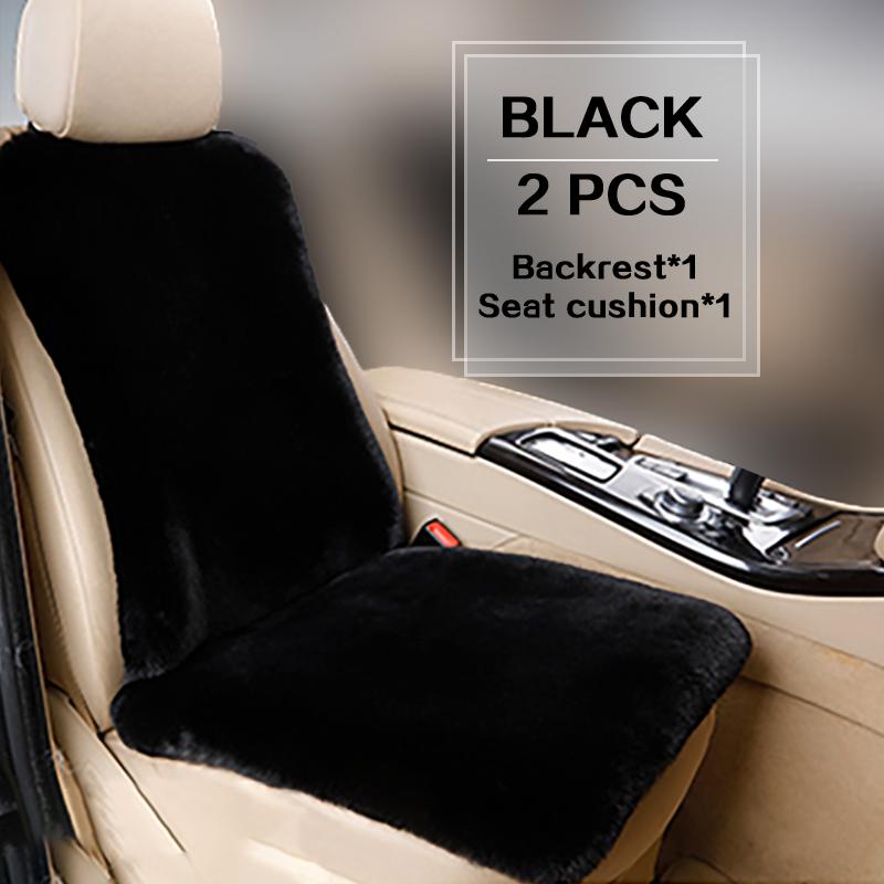 Plush Seat Cover Cushion For Volkswagen Passat B5 B7 B8 Golf 4 5 6 7 Polo Winter warm Plush Protector Interior Accessories