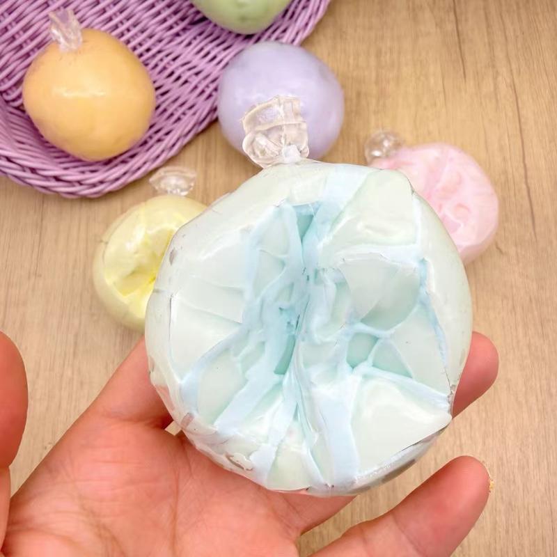 1 ks Praskající vosková koule Měkké dekompresní hračky Meloun Čokoláda Ručně vyráběná koule Antistresová senzorická Fidget hračka