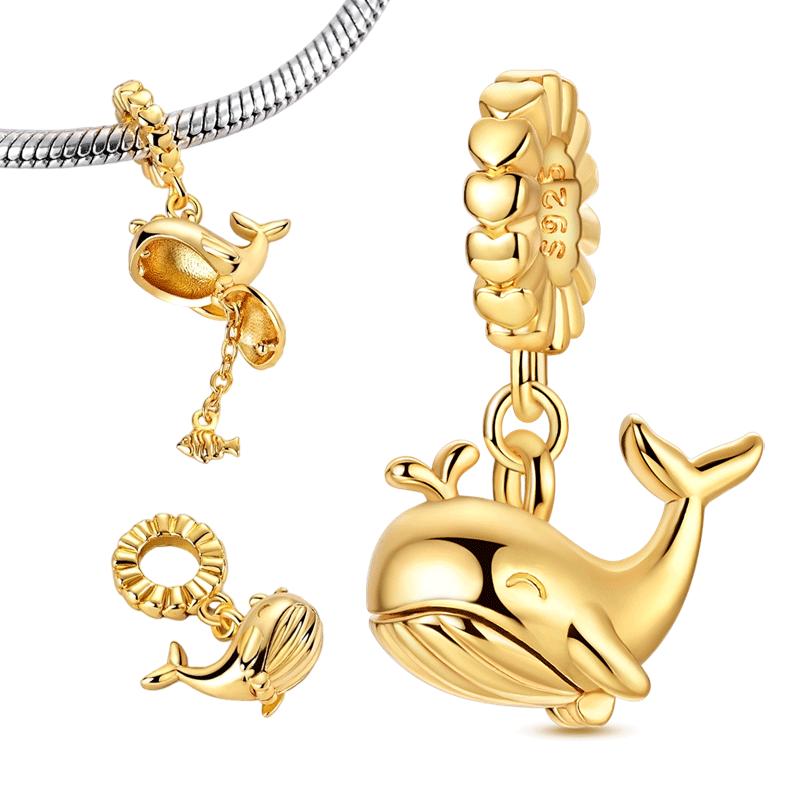 Matryoshka Doll Copper Can Be Opened And Closed Charms Pendant Fit Bracelet Jewelry Women Making Diy Gift Accessory