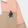 adidas originals Splicing Colorblock Short Sleeve Polo Shirt Unisex Pink Men's HR3468