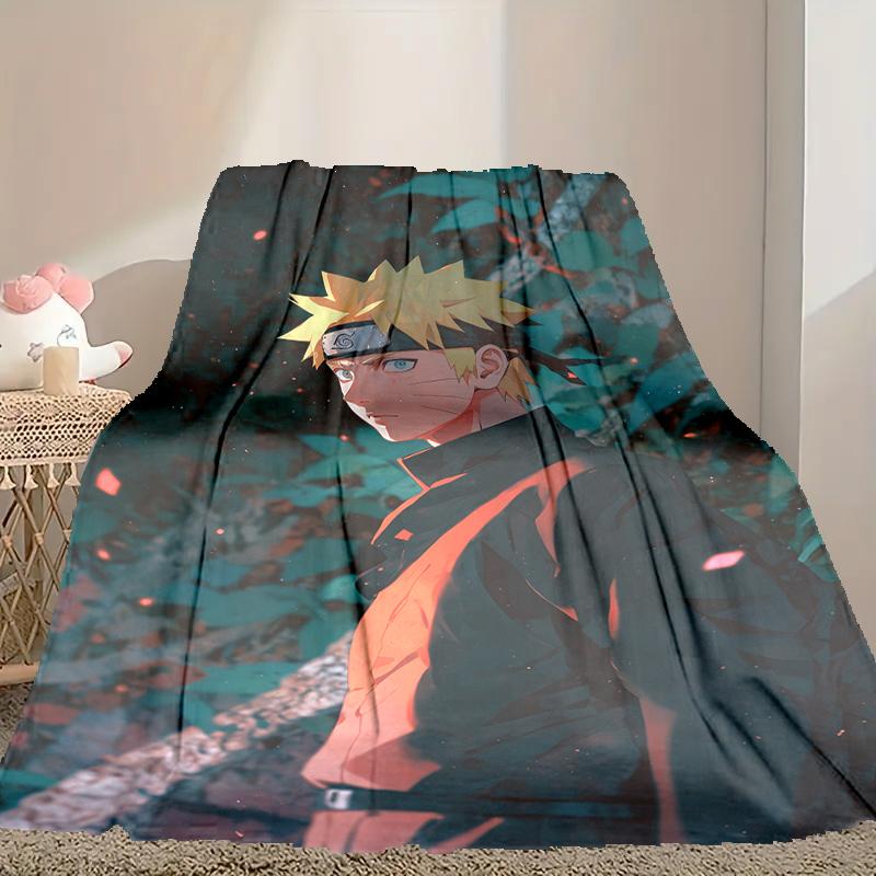Naruto Blanket, Valentine's Day, Halloween, Thanksgiving Gift Blankets, Home Blanket for Bed and Couch Use