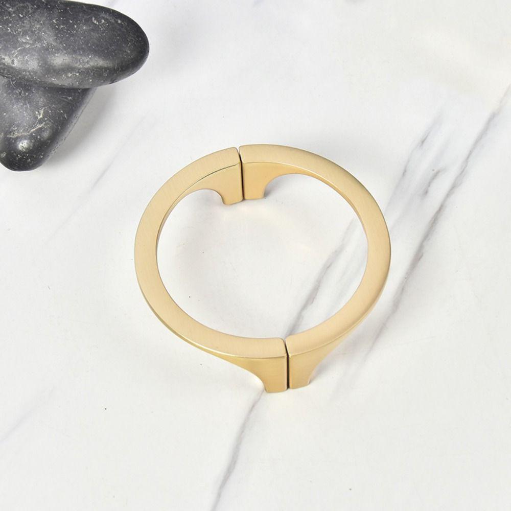 Zinc Zinc Zinc Alloy Cupboard Cabinet Handle Semi-circular Wine Cabinet Handle Drawer Handle  Kitchen Cabinet