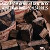 Bourbon Barrel Wood Chunks Smoker Chips Unique Flavor Eco-Friendly Grilling BBQ Enhancer Made from Kentucky White Oak 2 Lbs