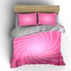 Pink Decorative Three-Piece Set Multiple Sizes Kid'S And Adults' Bedroom Exquisite 3Pc Bedding Set, Gift