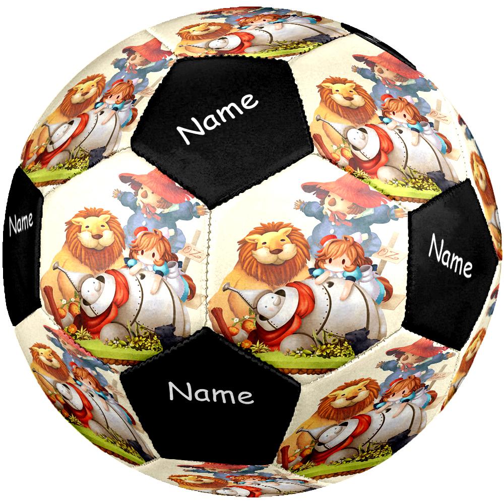Custom Name Alice in Wonderland Theme Size 5 Soccer Ball, Suitable for Both Indoor and Outdoor Matches, a Gift Suitable for Everyone.