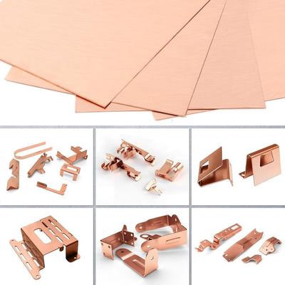 New Rectangle Copper Flat Bar Multiple Sizes High Purity Copper Bar Stock Coppers Flat Bar Jewelry Plating