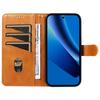 For Google Pixel 10a Wallet Case T-Shape Lines Leather Phone Cover Stand