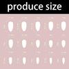 Almond Nail Tips Fake Nail Glues On Nail Stick On Nail Press On Nail Artificial False Nail for Womens and Girls Gifts