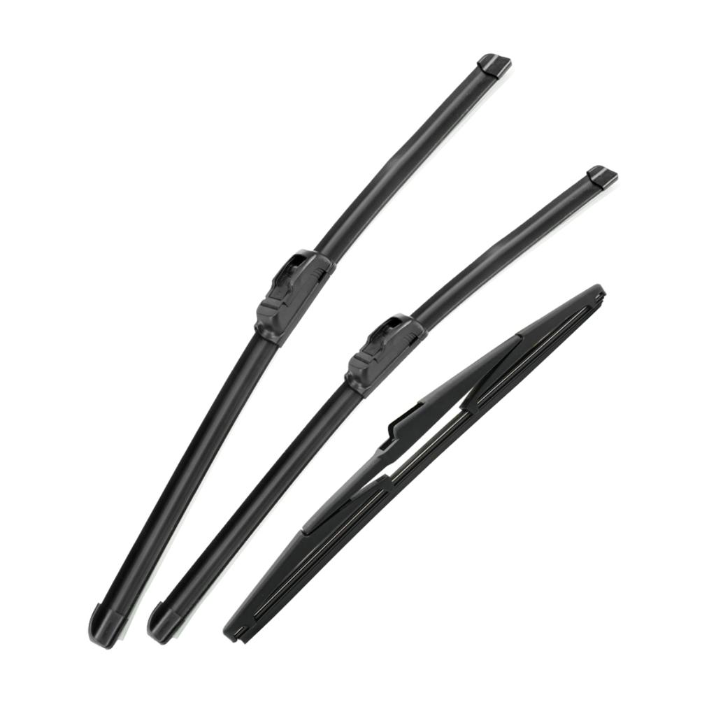 For Chevrolet Spark M300 2009-2015 2010 2011 Wiper Front & Rear Wiper Blades Windshield Windscreen Window Brushes 21"+16"+12