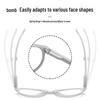 Portable HD Foldable Reading Glasses for Seniors with Anti-Blue Light & Spring Hinges