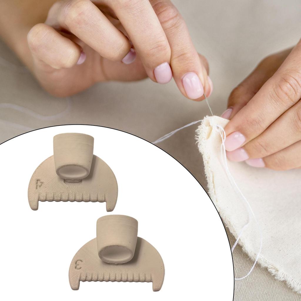 Nástroj pro průvodce stehem kobercovým stehem 2 kusy 4 mm a 3 mm 3D tištěný opakovaně použitelný měřidlo Ruční stehovací nástroj pro pletací přízi Řemeslné práce