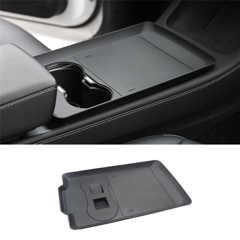 Central Control Travel Portable Organizer Tray Food Desk Table For Tesla Model 3/Y - Accessories