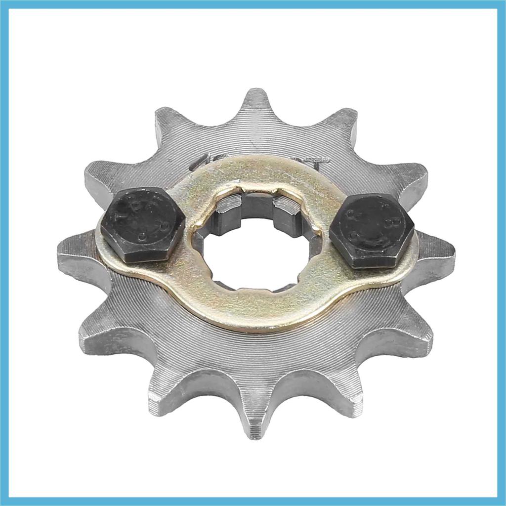 BULLSPANN Fitting Screw Metal Titanium Tone Motorcycle Sprocket Front Engine Sprocket 428 Chain 12T 17mm Replacement Parts Accessories Replacement