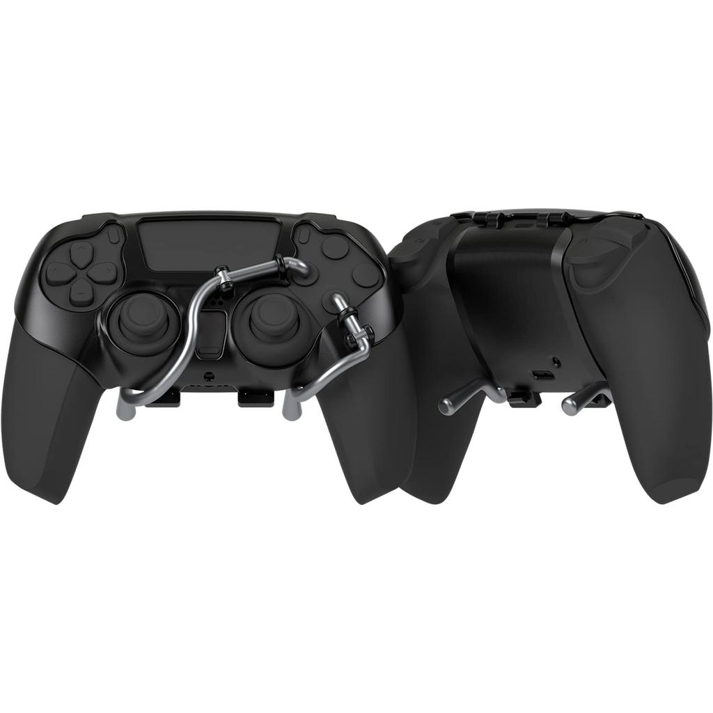 EXknight Spakrygg FPS Mekanisk Bakre Knapp Spillpadler for PS5-kontroller Padler, (Svart)