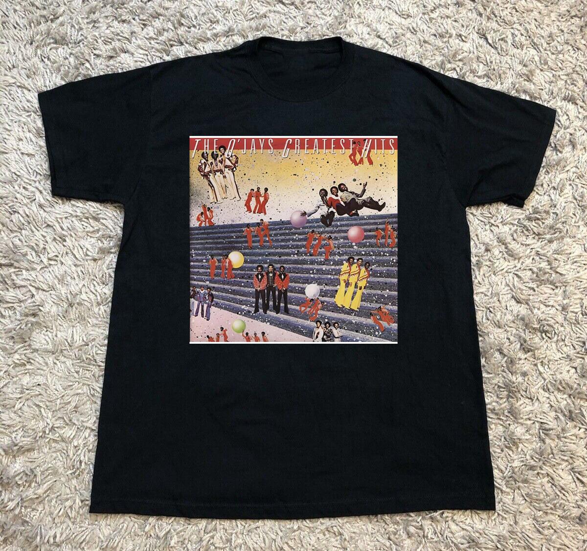 The O Jays - O Jays Greatest Hits Black Cotton Shirt S-5XL L788 XXXL