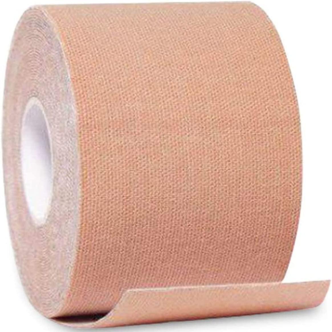 

Лента для груди, наклейка на бюстгальтер, крышка для сосков, без бретелек, пуш-ап, клейкая лента для подтяжки груди для чашки AE, размер 5 см * 5 м бежевый