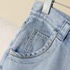 Tachile Women's Lyocell High-Waist Straight Denim Capris
