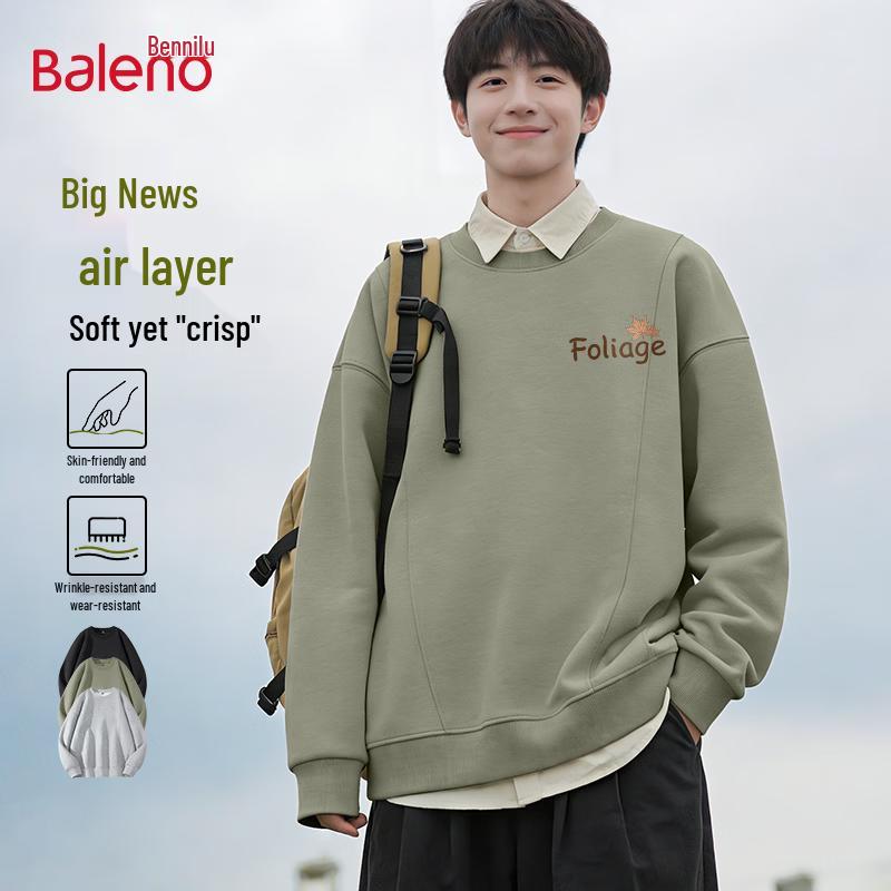 Baleno Men s Maple Leaf Graphic Crewneck Sweatshirt 2XL