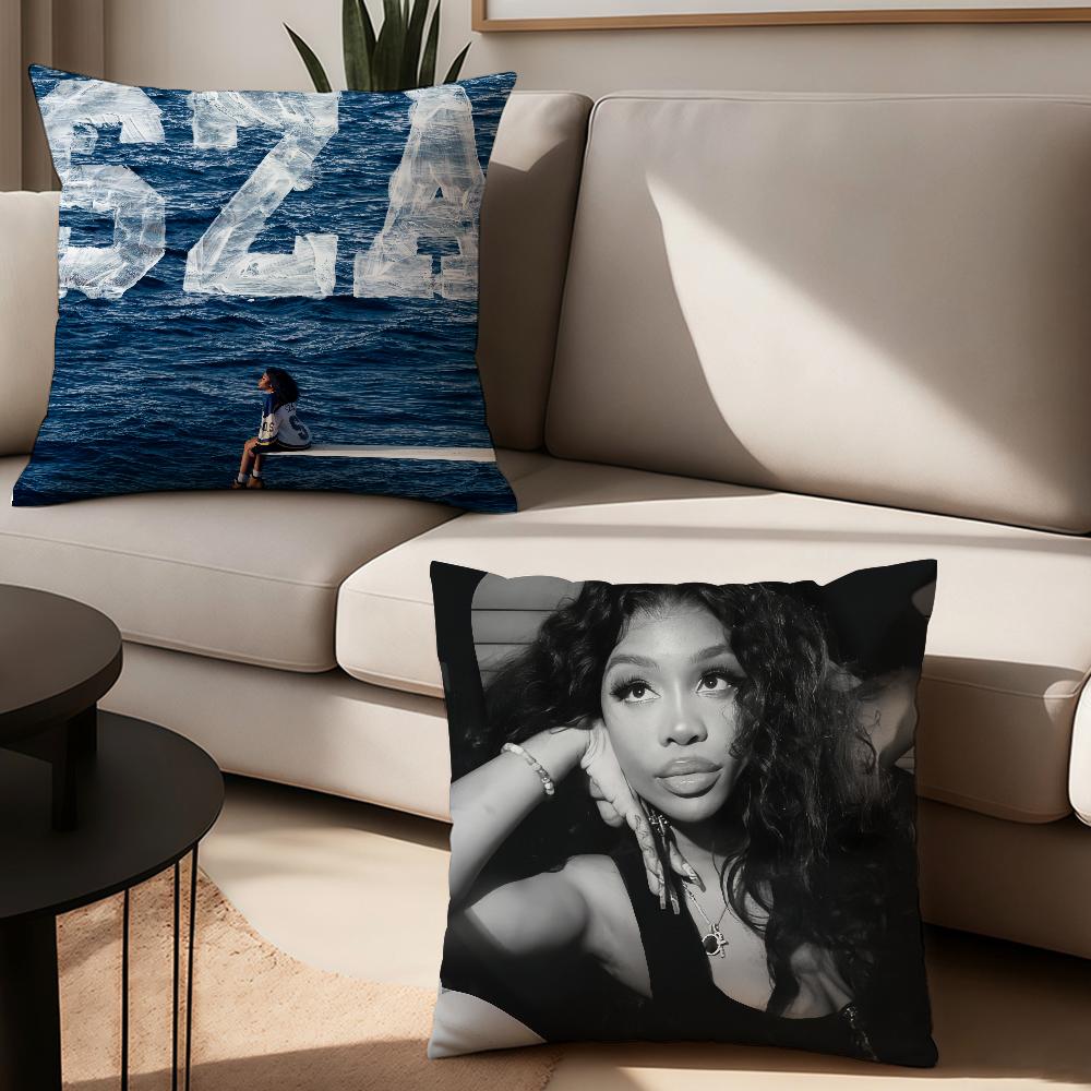 Singer Sza Sos Pillow Case Office Cushions Suitable For Sofa Car Bedroom Decorative Cushion Cover