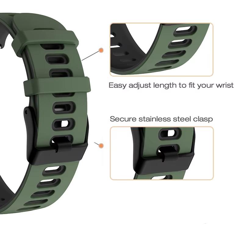 Sportovní řemínek pro chytré hodinky Amazfit T-Rex 3 Měkký prodyšný silikonový náramek pro Huami Amazfit T Rex 3 Řemínek