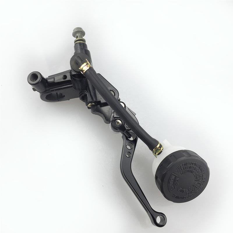 CNC Universal 22mm Motorcycle Front Brake Clutch Master Cylinder Reservoir Set For Honda Suzuki Kawasaki Yamaha